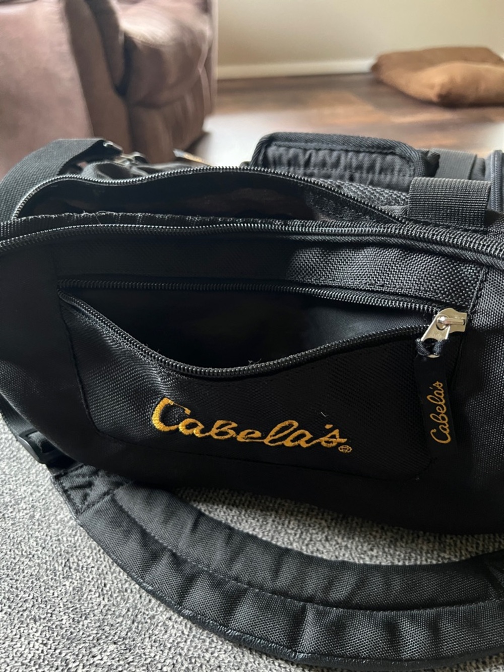 Cabela's Black Tactical Waist/Shoulder Bag - Picture 3 of 8